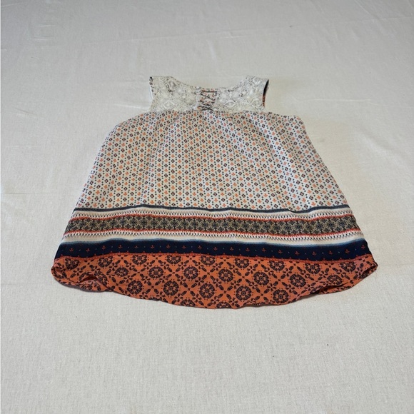 Sleeveless Patterned Eyeshadow Girls' Size Medium  Multicolor Sleeveless Top - Picture 4 of 6